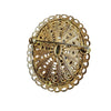 Vintage Signed W. Germany Sugared Floral Brooch (A1903)