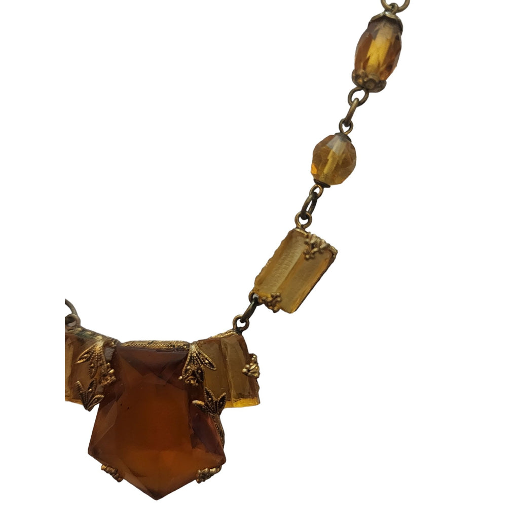 Vintage Amazing Czech Glass Necklace (A3699)