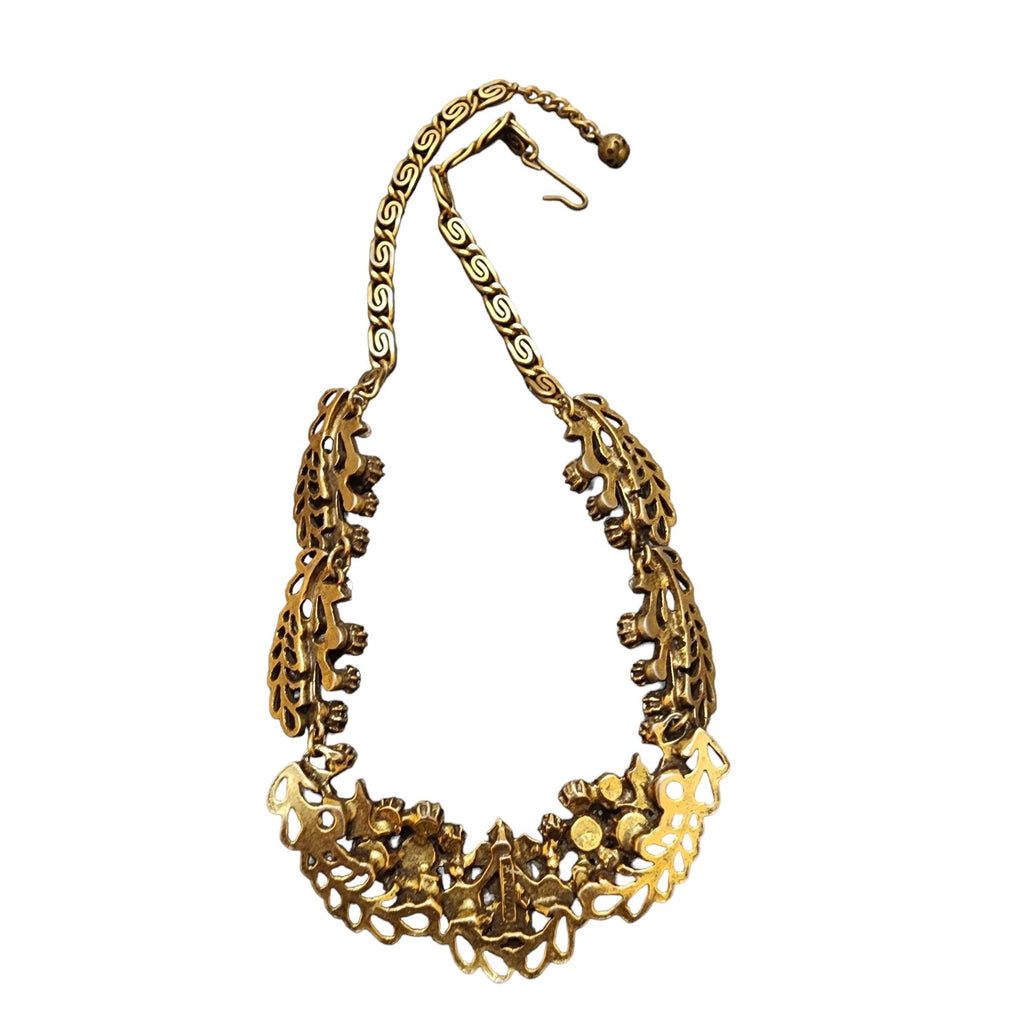 Vintage Signed Florenza Necklace (A4529)