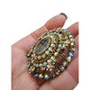 Vintage Rare Spectacular Dazzling Signed Austria Articulating Brooch (A1919)