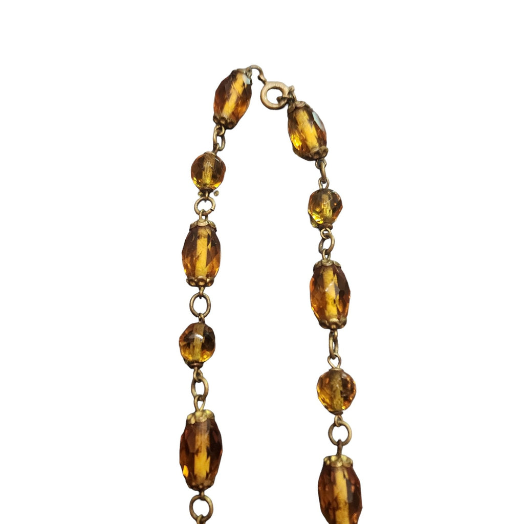 Vintage Amazing Czech Glass Necklace (A3699)