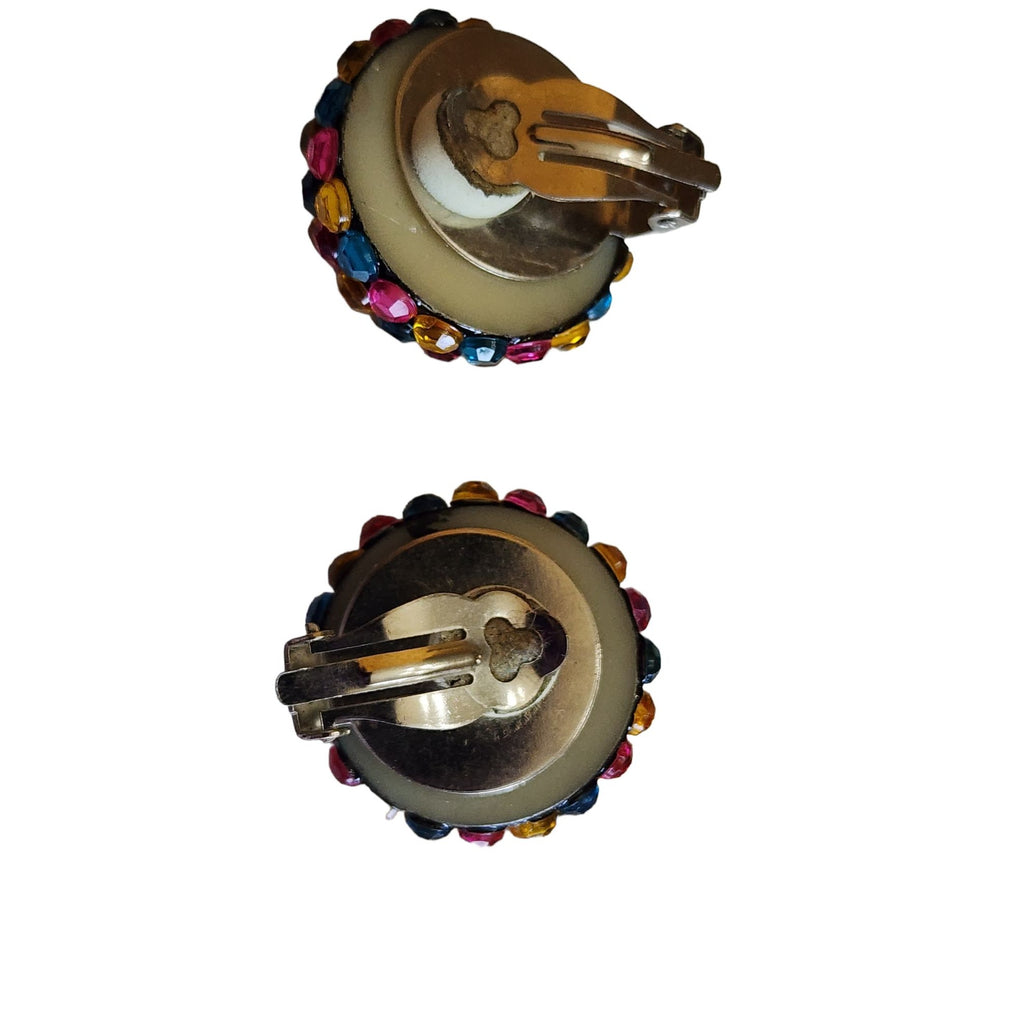 Vintage Richard Kerr Style Clip Earrings (A2248)