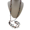 Vintage Glass Dangle Trade Beaded Necklace (A6253)