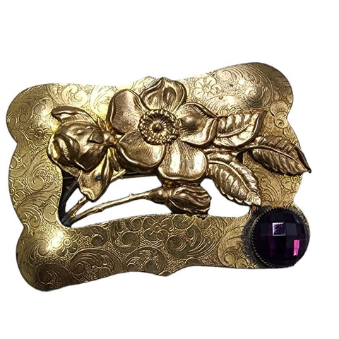 Early Frank Hess Miriam Haskell dress clip