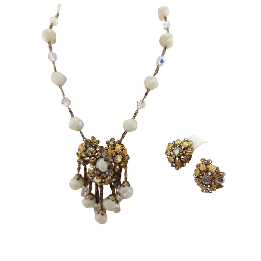 Vintage Hand Wired Necklace Set Attributed To Eugene, De Mario, etc (A3528)