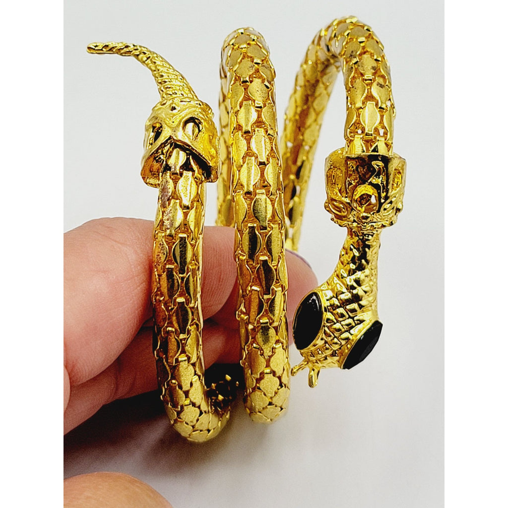 Vintage Coil Snake Bracelet (A259)
