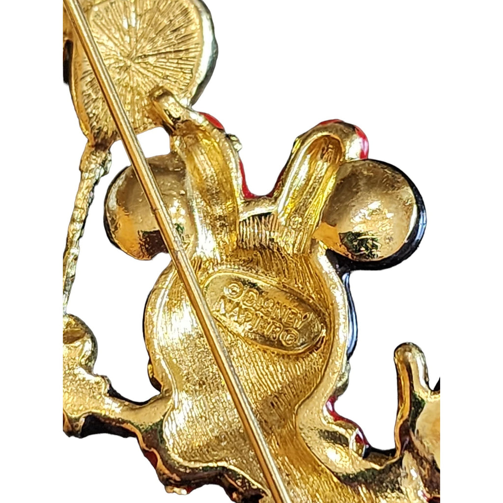 Vintage Signed Napier Disney Minnie Mouse Brooch
