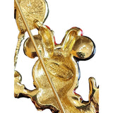 Vintage Signed Napier Disney Minnie Mouse Brooch