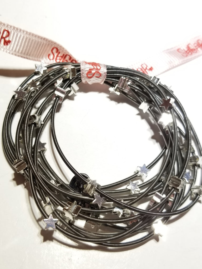 All star piano wire bracelets – Sugar NY