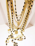 Vintage multi chain necklace