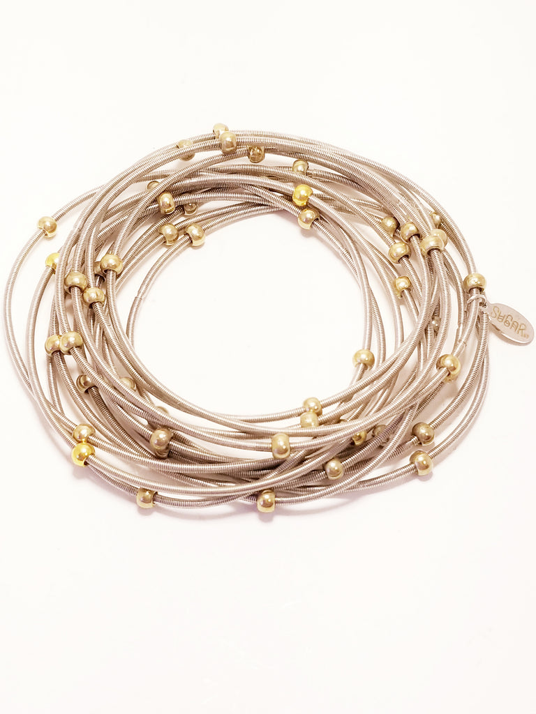 Sweet dot piano wire bracelets