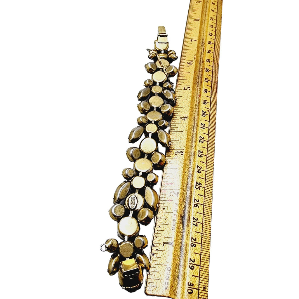 Vintage Signed Regency Jewels Rhinestone Bracelet (A1491)