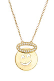 Sterling Angel Necklace - Sugar NY
