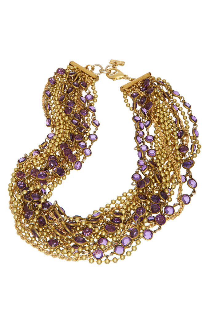 Sugar Drop Purple Necklace - Sugar NY