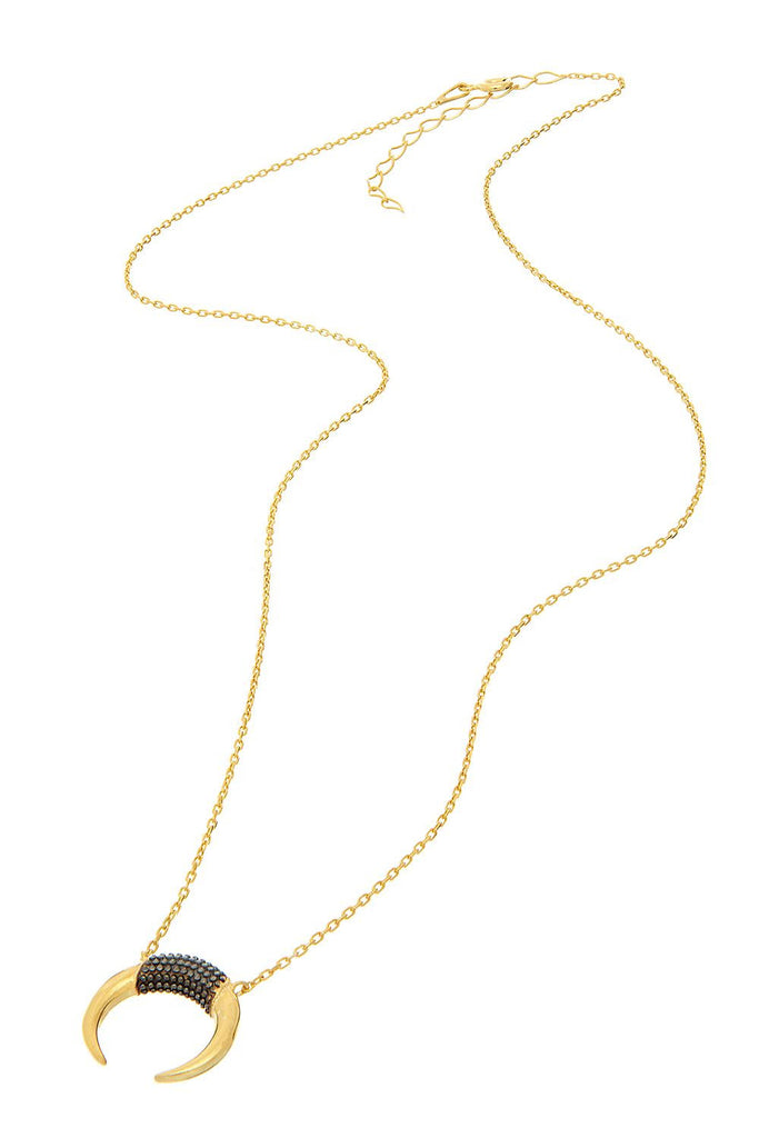 Sterling Horn Necklace - Sugar NY