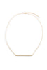 Sprinkled Bar Gold Necklace - Sugar NY