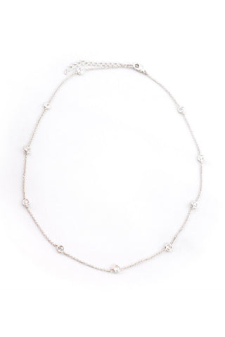 Cuffed Silver Necklace