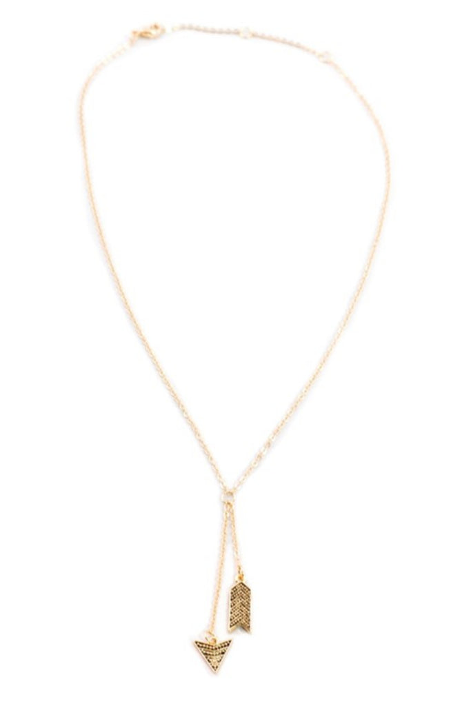 Arrowbar Gold Necklace - Sugar NY