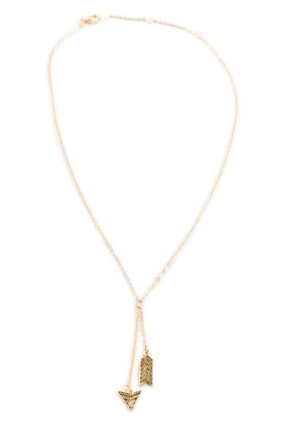 Sterling Charm Gold Necklace