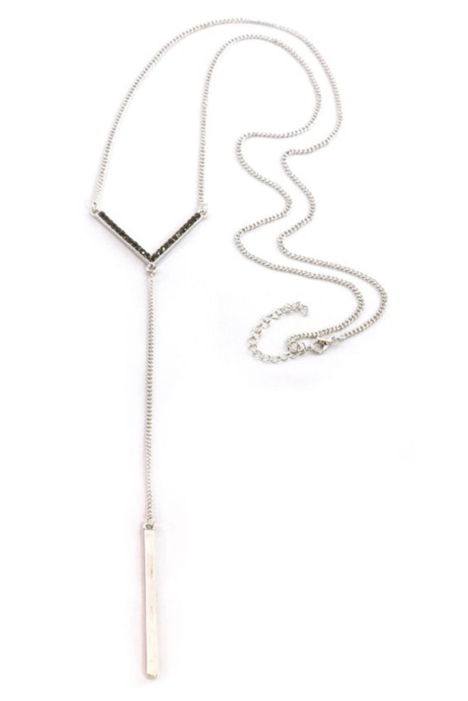Sprinkled Drop Gold Necklace - Sugar NY