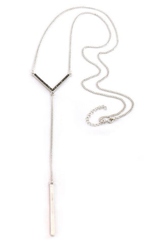 Marshmallow Ring Choker Silver Necklace