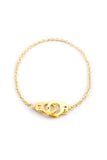 Gold Cuffed Anklet - Sugar NY