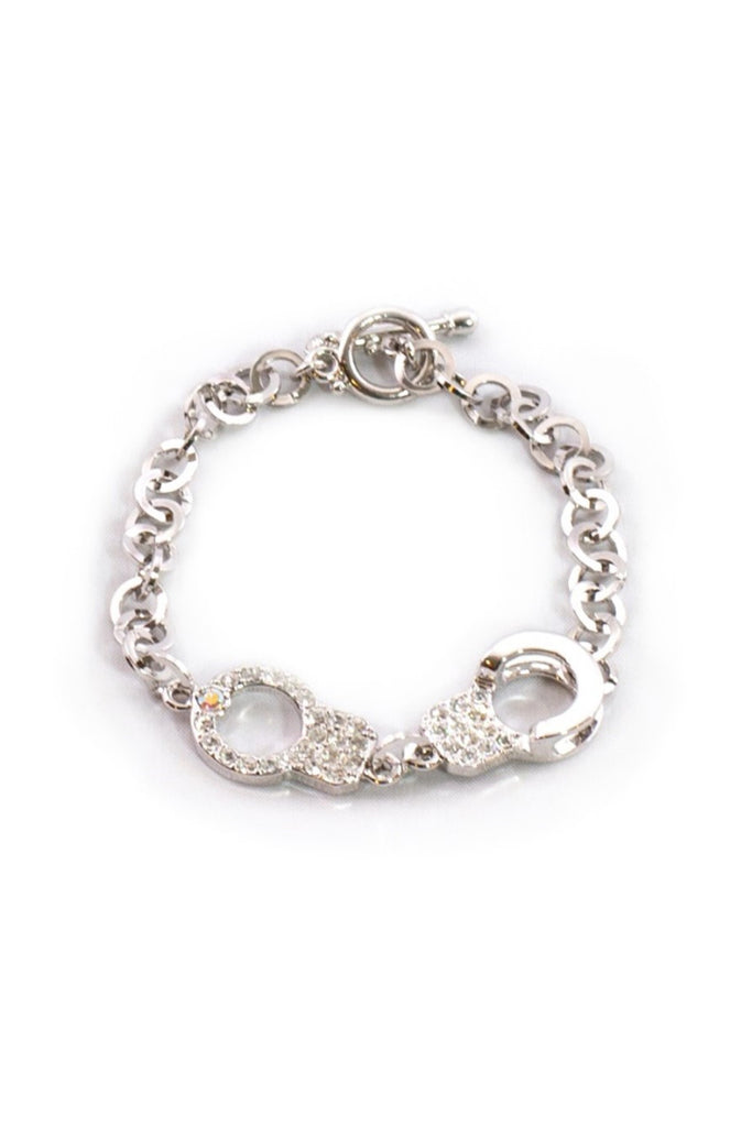Sprinkled Cuffed Gold Bracelet - Sugar NY