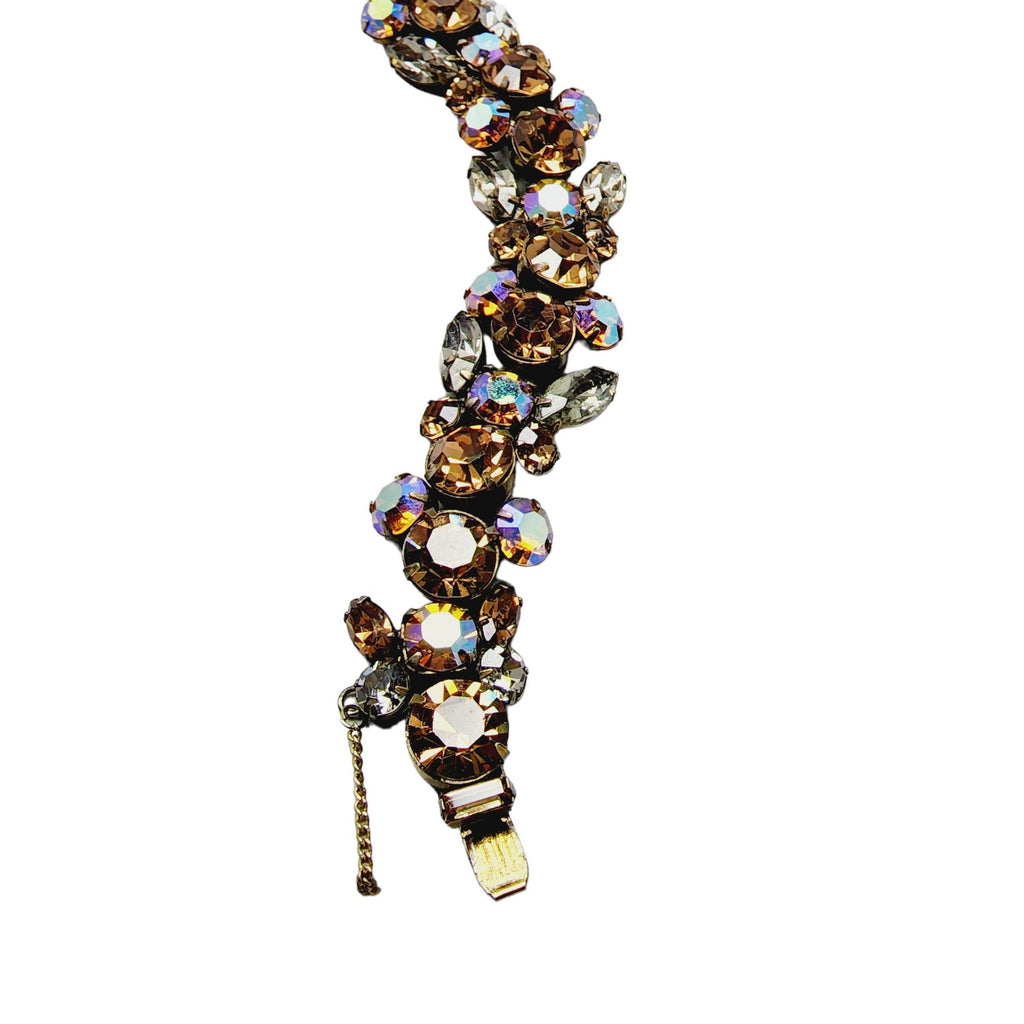 Vintage Signed Regency Jewels Rhinestone Bracelet (A1491)