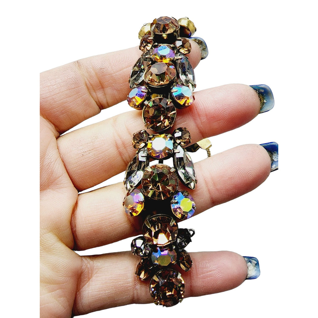 Vintage Signed Regency Jewels Rhinestone Bracelet (A1491)