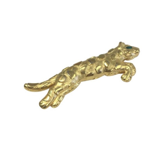 Vintage gold Trifari Tiger brooch pin - Sugar NY
